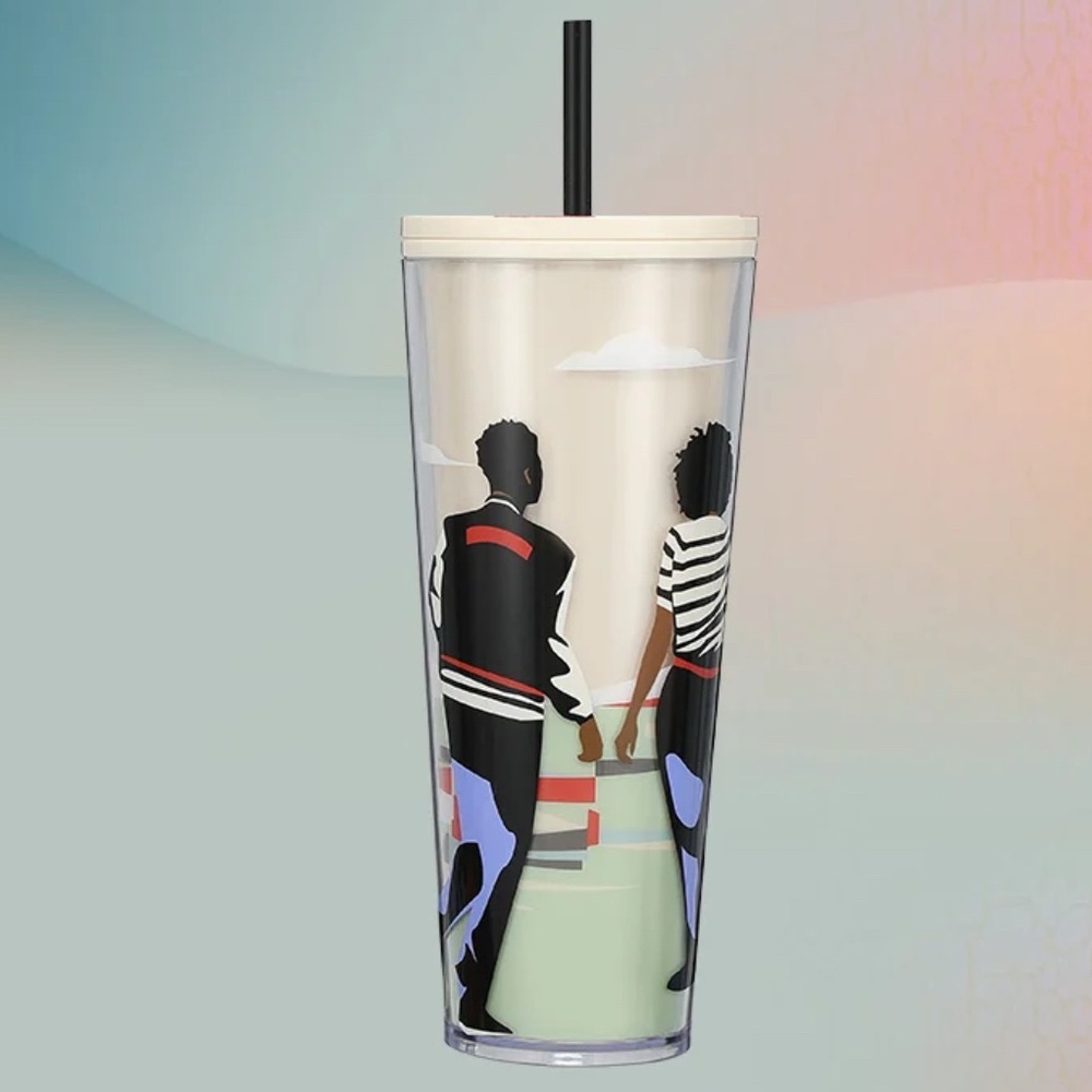 Starbucks x Lou Collab 24 Cold Cup Tumbler New with Tags